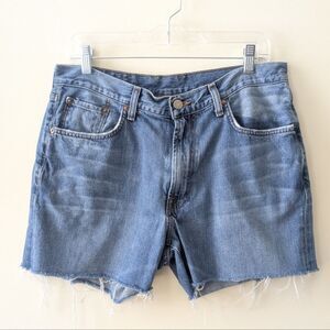 Lucky Brand Dungarees Women's Denim Cut Off Shorts Size 32